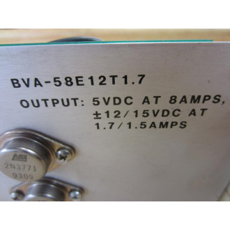 Powervolt BVA-58E12T1.7 PowerVolt BVA58E12T17 Power Supply - For Parts Or Repair - Parts Only