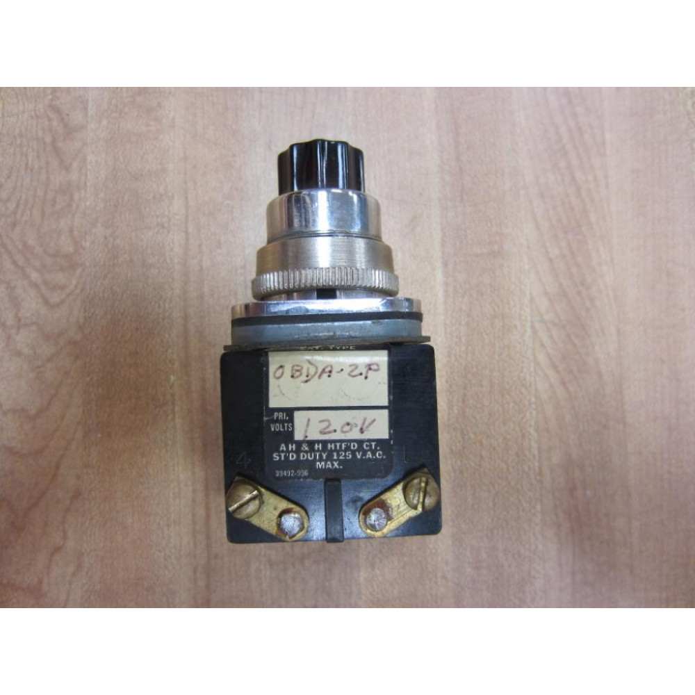 AH & H HTF'D CT OBDA-2P Push Button - Used
