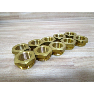 03250 Brass Nut (Pack of 10) - New No Box