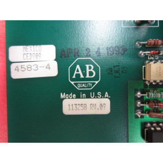 Allen Bradley 113258 Circuit Board Rev.09 - Used