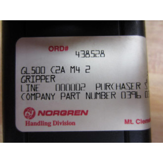 Norgren GL500 C2A M4 2 Gripper  GL500C2AM42 - New No Box