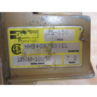 Parker HHB4087501EL Solenoid Valve - Used