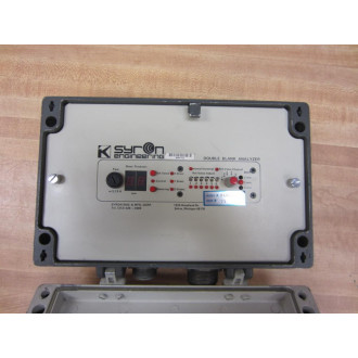 Syron KL8-24VDC KL8-24Vdc KL824Vdc Double Blank Analyzer No Lock - Used