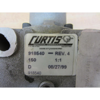 Curtis Machine Company 918540 Reducer REV. 4 - New No Box