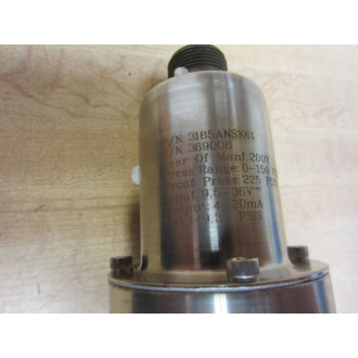 Viatran 3185ANSK61 Pressure Transducer