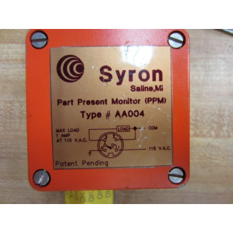 Syron AA004 Part Present Monitor (PPM) - New No Box