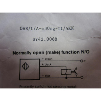 OASLA-M30RG-II4KK Proximity Switch SY42.0068 - New No Box