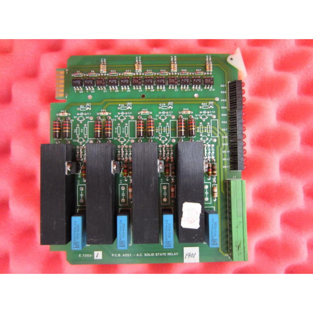 E7203-1 PCB Assembly - AC Solid State Relay Board - Used