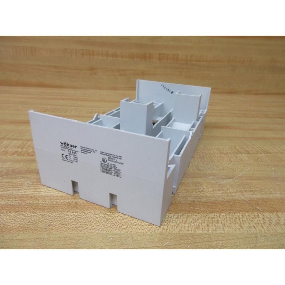 Wohner 32 600 Busbar Adaptor 32600 - Used