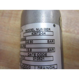 Barksdale 426T2-04 Pressure Transducer 426T204 - Used
