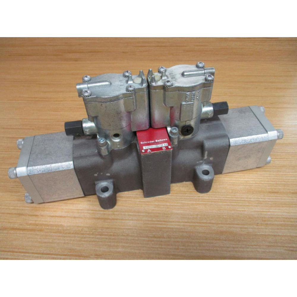 Schrader Bellows L525-82-211 Double Solenoid Valve L52582211 W Gasket - New No Box