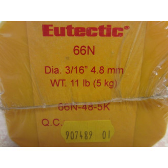 Eutectic 66N-48-5K Pack Of Electrodes 66N Dia. 316" 4.8mm