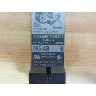 Allen Bradley 595-AB Contact Series B - New No Box