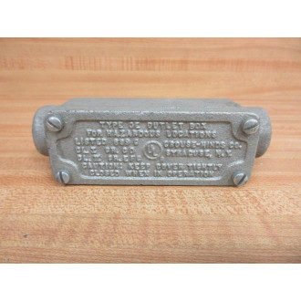 Crouse & Hinds OEC1 Conduit Body - New No Box