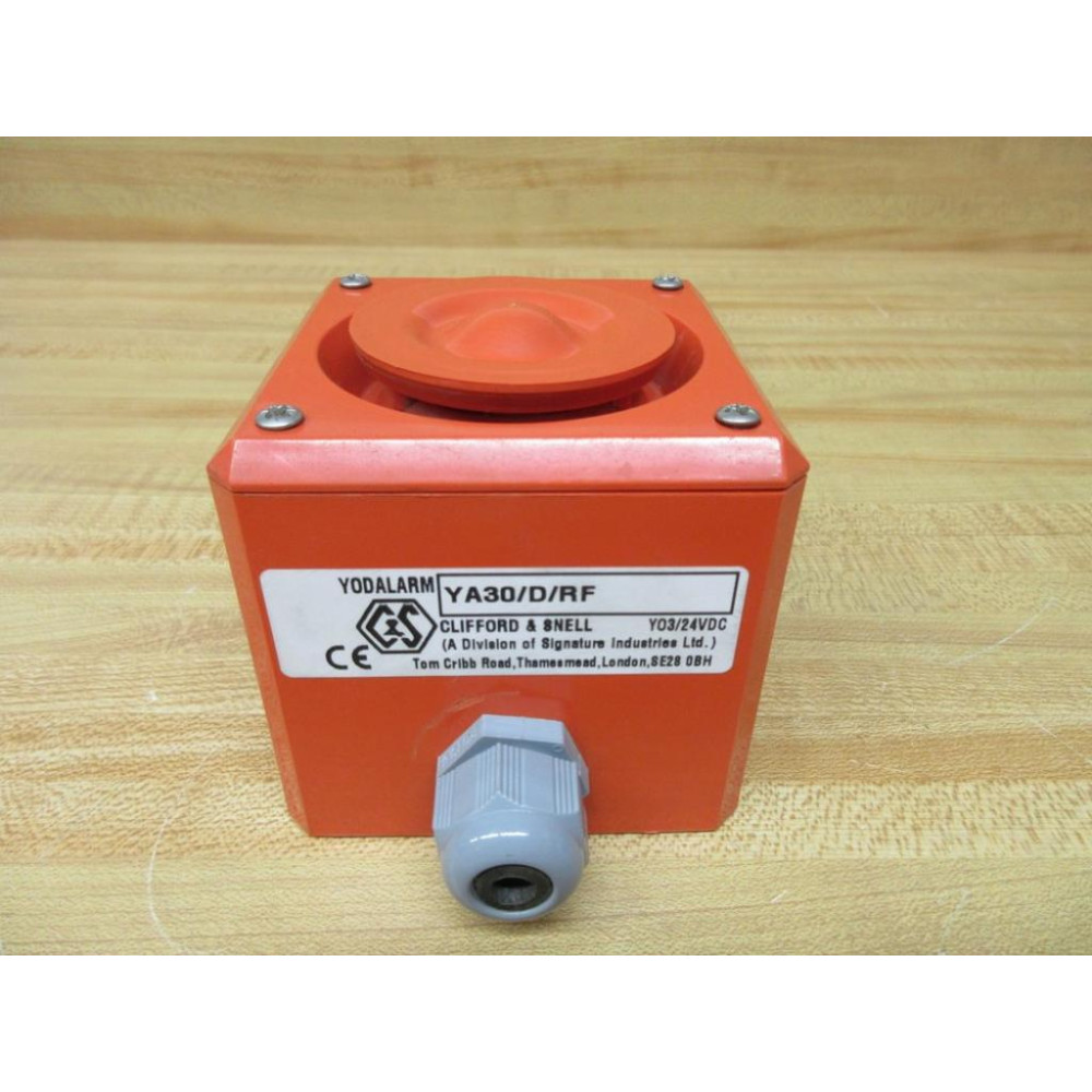 Clifford & Snell YA30DRF Yodalarm Audible Alarm YA30DRF W Cable Gland - Used