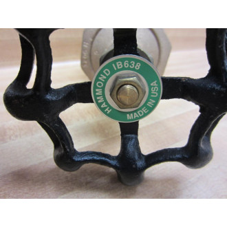 Hammond Valve IB638 Gate Valve 1-12" - New No Box