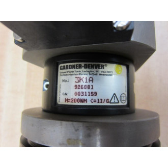 Gardner-Denver 3B180A Nut Runner Broken Shaft - Used