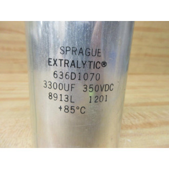 Sprague 636D1070 Extralytic Capacitor - Used
