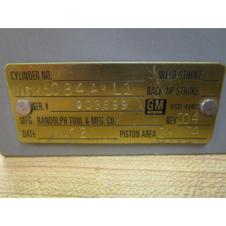 Randolph Tool & Mfg. WG-5084A-L1 Welding Gun Housing WG5084AL1 - New No Box