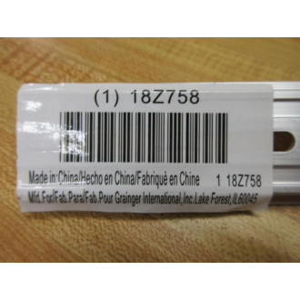 Grainger 18Z758 DIN Rail Mounting Rack (Pack of 4) - New No Box