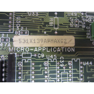 General Electric 531X139APMAXG2 F31X139APMALG2FR01 Micro Application Board - Used