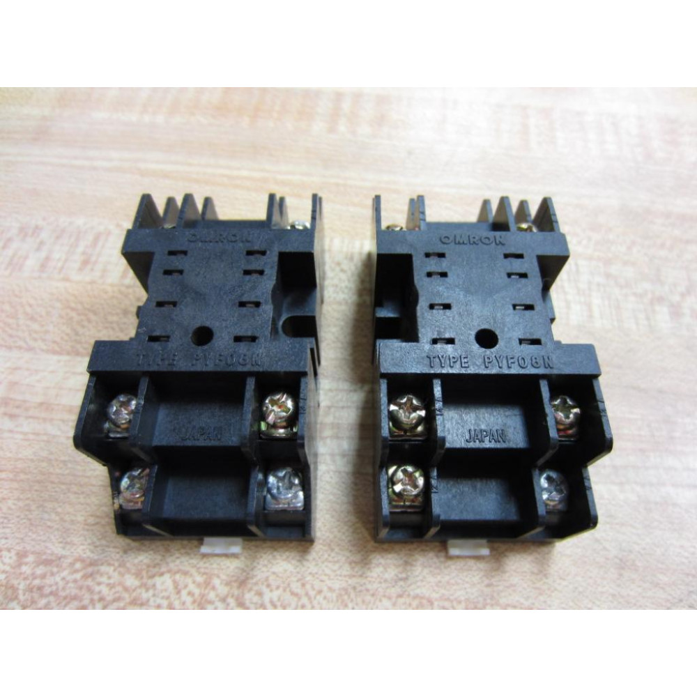 Omron PYF-08N Relay Sockets PYF08N - New No Box