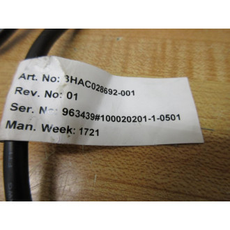 ABB 3HAC028692-001 Robot Cable 3HAC028692001 - Used
