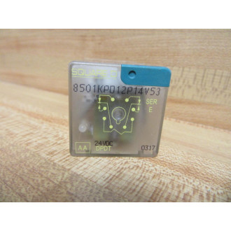 Square D 8501-KPD12P14-V53 Relay 8501KPD12P14V53 Series E (Pack of 6) - Used