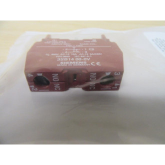 Siemens 3SB1400-0V Contact Block 3SB14000V