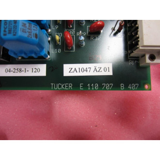 Tucker E 110 707 B 407 Control Board  E110707B407 - New No Box