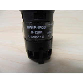 IDEC HW4P-1FQD-R-120V Pilot Light - Used