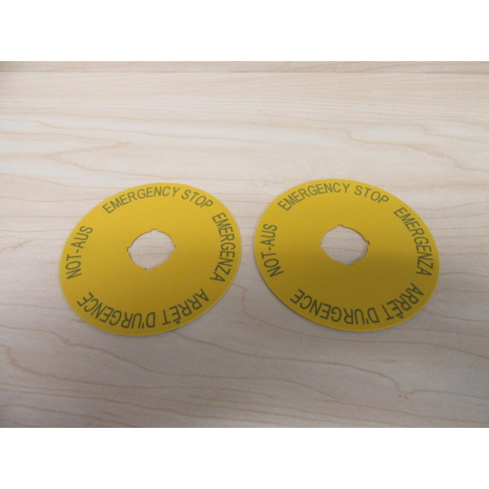 Cutler Hammer Eaton M22-XAK1 Legend Plate (Pack of 2) - New No Box