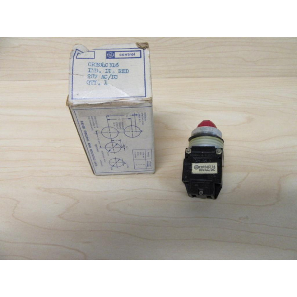 General Electric CR104C316 Pilot Light