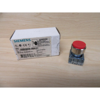 Siemens 3SB3 603-0BA21 Red 3SB36030BA21 wBase
