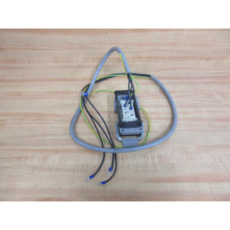 Harting Han 6 HSB-M Male Insert Connector Han6HSBM With Wiring - Used