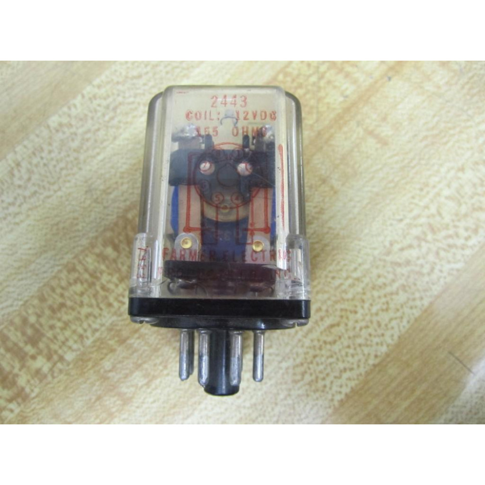 Farmer Electric 2443 Relay 2443-12V DC - Used