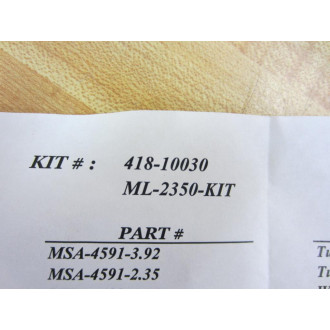 Milco 418-10030 Cylinder Repair Kit 41810030 - New No Box