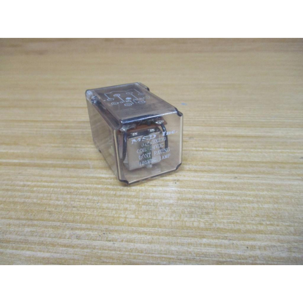 MSD 314XBX239-24V DC Relay 314XBX239-24VDC - New No Box