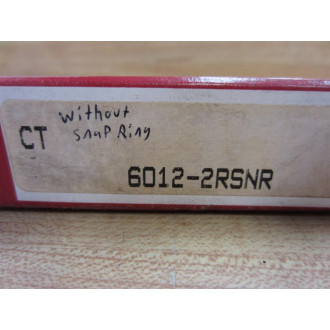 Consolidated Bearing 6012-2RSNR 60122RSNR Roller Bearing Without Snap Ring