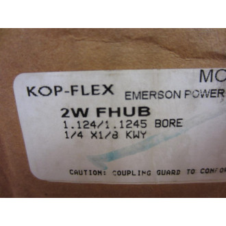 Kop-Flex 2W FHUB Waldron Hub Size: 2.0 - Bore: 1 18"