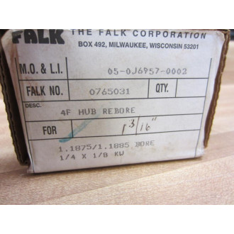 Falk 0765031 4F Hub Rebore