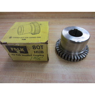 Falk 80T Hub - Bore: 1 1516 (1.9685)