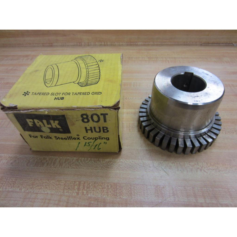 Falk 80T Hub - Bore: 1 1516 (1.9685)