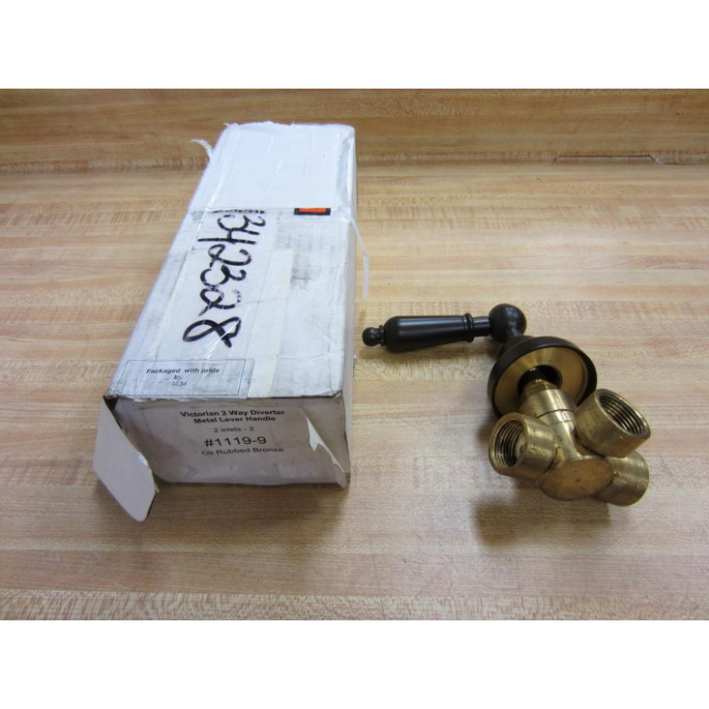 1119-9 Victorian 2 Way Diverter - Metal Lever Handle