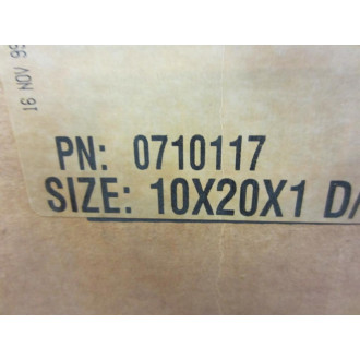 AirGuard 0710117 Air Filter 10 X 20 X 1 DM (Pack of 12) - New No Box