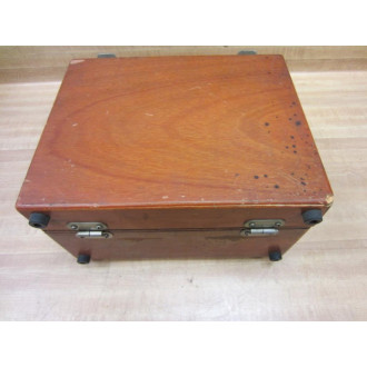 Weston 20082 Vintage Industrial Wattmeter Cracked Lid 39092 - Used