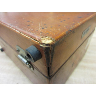 Weston 20082 Vintage Industrial Wattmeter Cracked Lid 39092 - Used