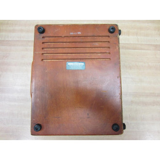 Weston 20082 Vintage Industrial Wattmeter Cracked Lid 39092 - Used
