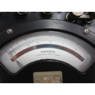 Weston 15458 Antique Amp Meter 370 Vintage Industrial 39084 - Used