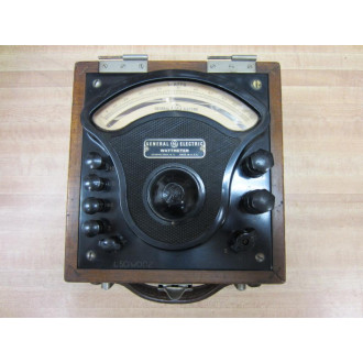 GE General Electric 3683852 Vintage Industrial Watt Meter Without Lid - Used